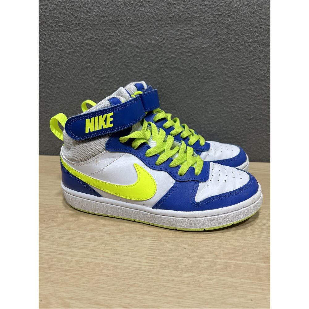 Nike Court Borough Low 2 SE Grade School Kids' Shoes Astronomy Blue Size 3.5Y - Picture 3 of 10
